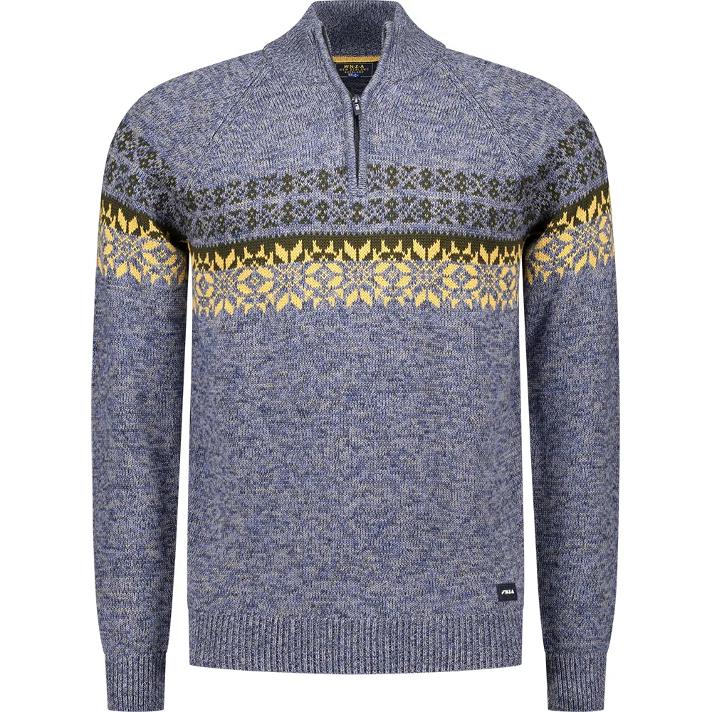 

Свитер с половинной молнией Nza New Zealand 25HN408, синий