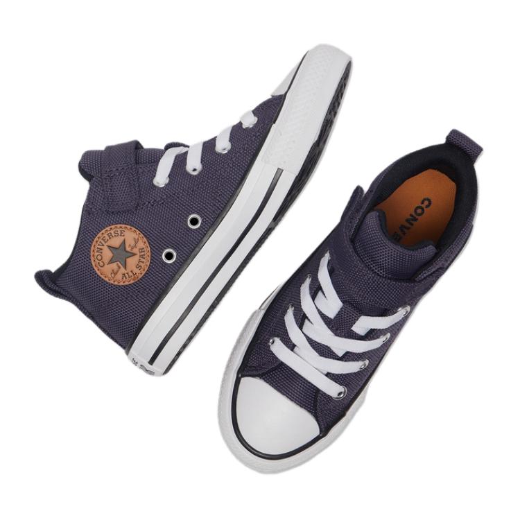 ALLSTAR Mid Top Детские Канвасовые Туфли Тёмно-Фиолетовые Детские Converse — фото 4