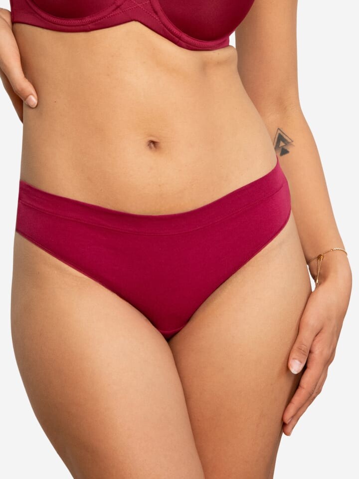 

Стринги SugarShape String Cotton Basic, бордо