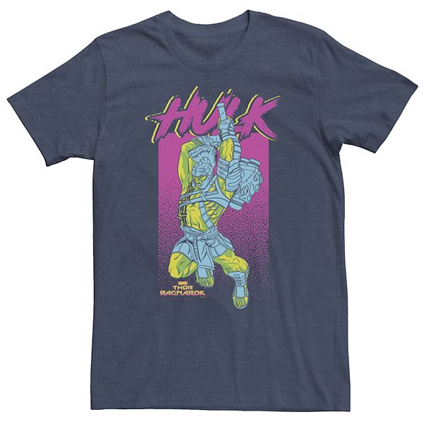 

Футболка Marvel Thor Ragnarok Hulk Hammer Stance Neon Retro Licensed Character