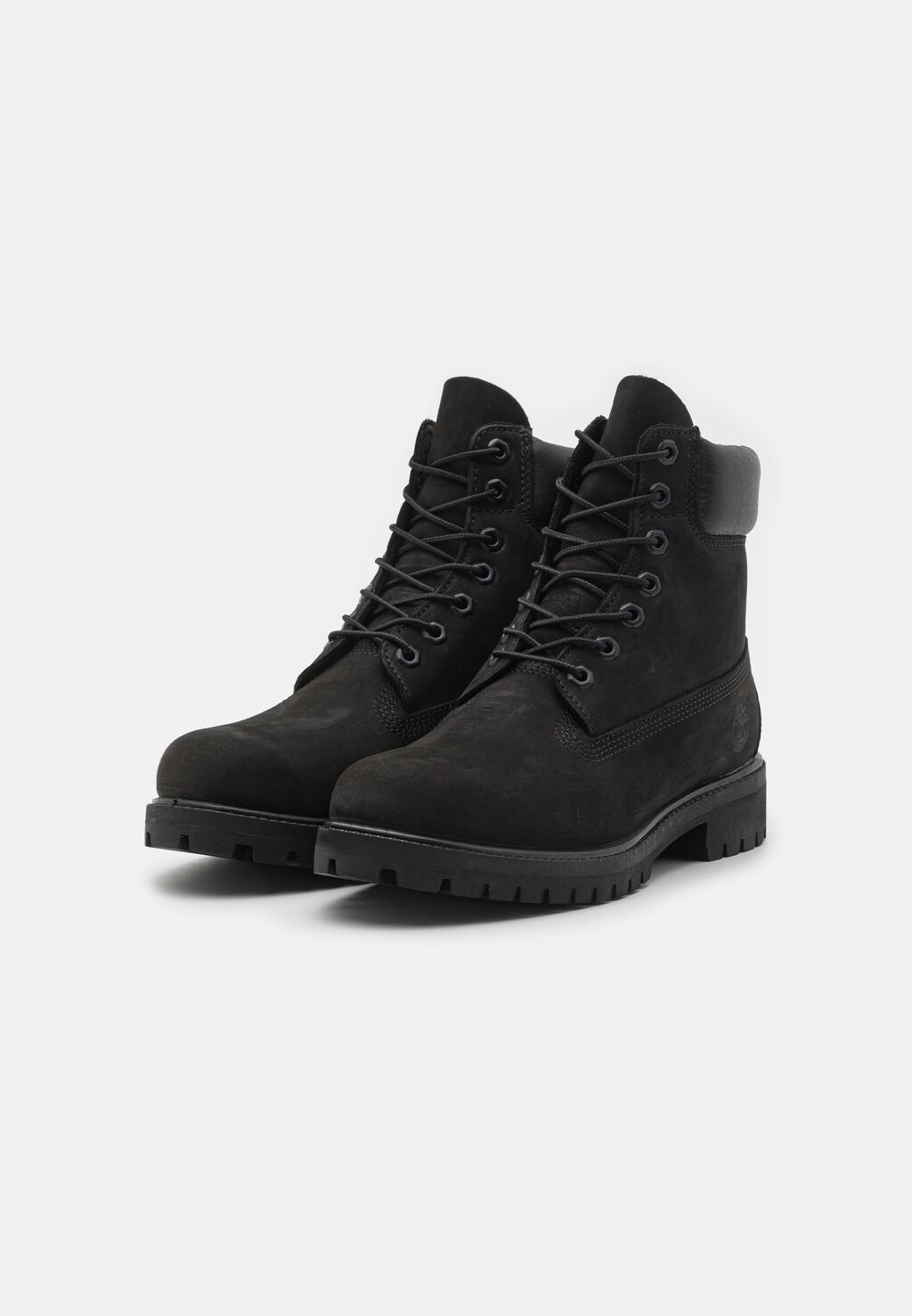 Мужские ботинки Timberland PREMIUM 6 INCH зимние из нубука, черный — фото 4