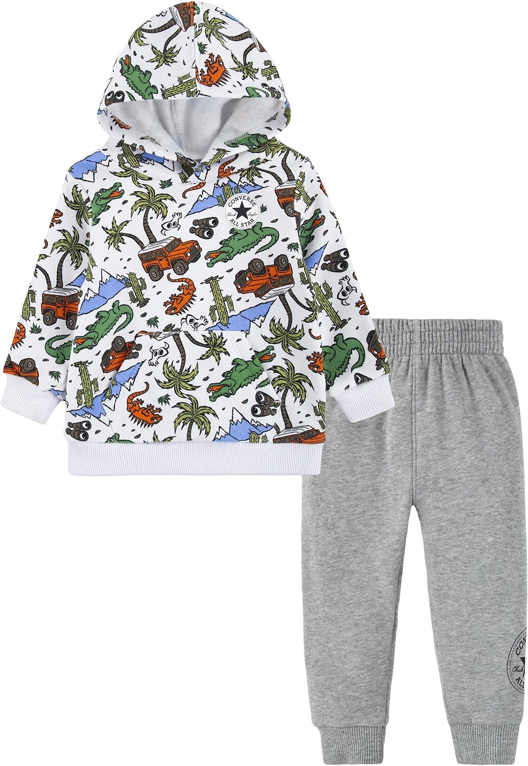 

Детский набор Converse Desert Explorer Fleece Pullover Set, цвет Dark Grey Heather