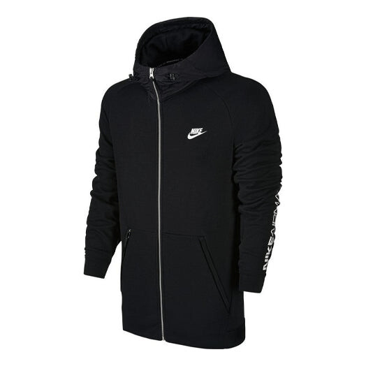 

Куртка Men's Nike Knit Casual Hooded Jacket Black, черный