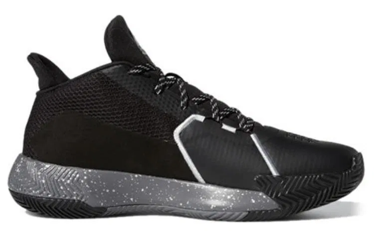 Кроссовки баскетбольные Court Vision 2.0 Adidas Black White — фото 3