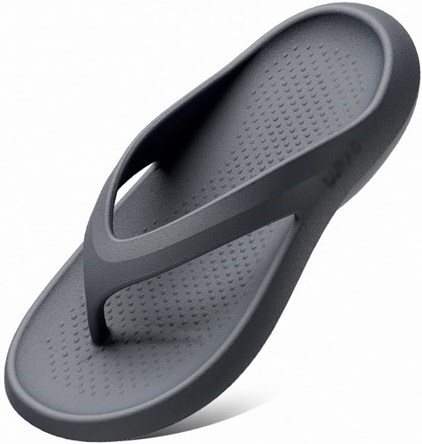 

Мужские шлепанцы BYDZKJ, толстая подошва EVA, летние антискользящие сандалии, мягкие и удобные для отпуска, прогулок, ванной, бассейна, пляжные летние сандалии, серый