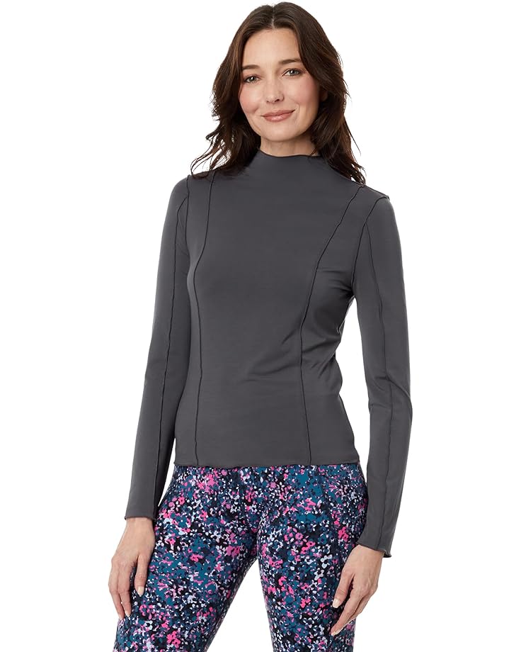 

Топ Sweaty Betty Exposed Seam Long Sleeved, цвет Urban Grey