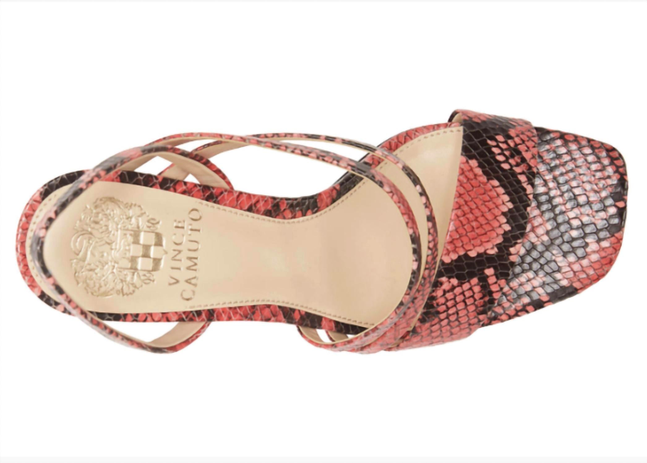 Туфли женские Vince Camuto, цвет watermelon snake — фото 3