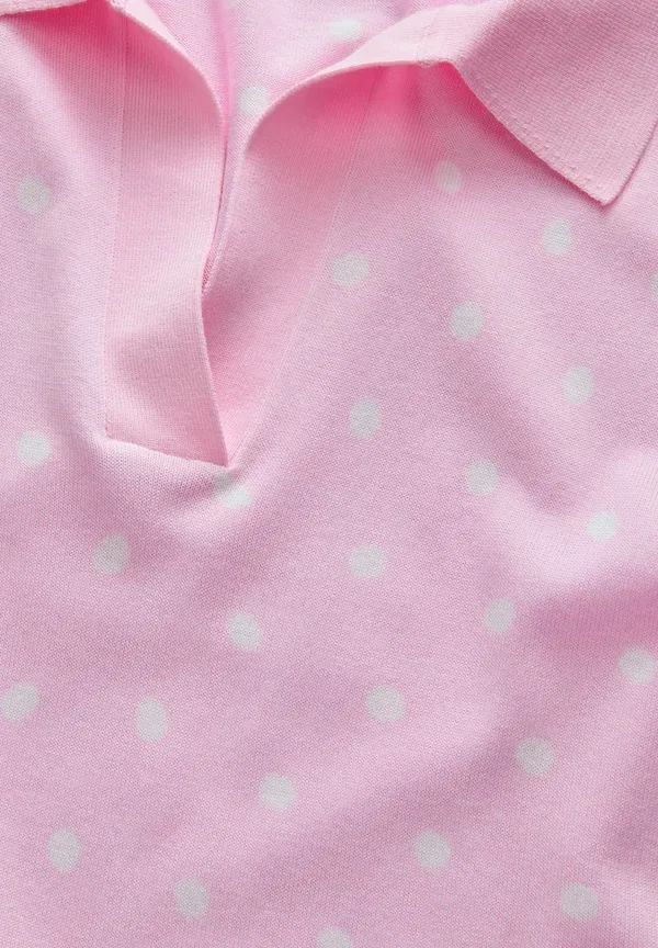 Поло Next, light pink polka dot, светло-розовый в горошек — фото 2