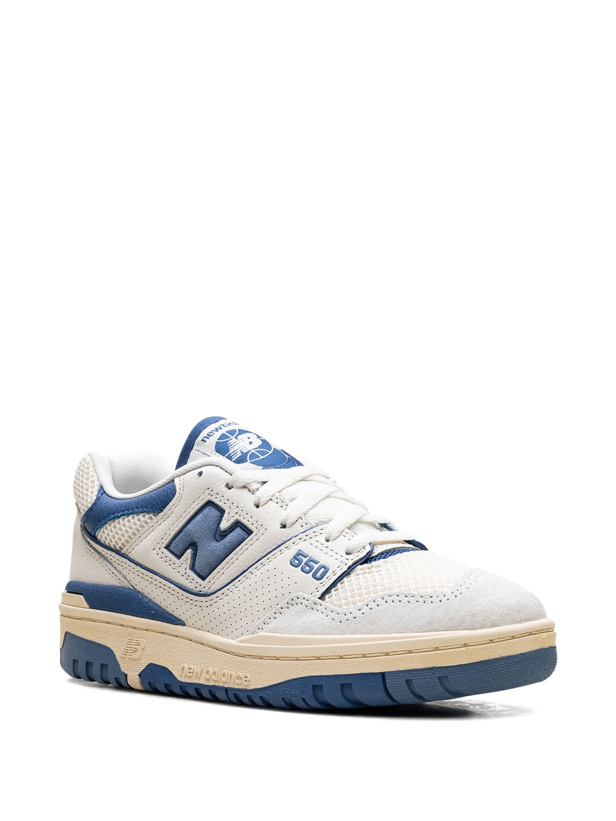 Кроссовки 550 Sea Salt Pack/Blue Agate New Balance, белый — фото 2