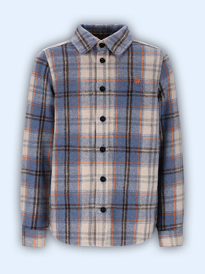 

Tygo & Vito Рубашка "Onno" сине-бежевого цвета