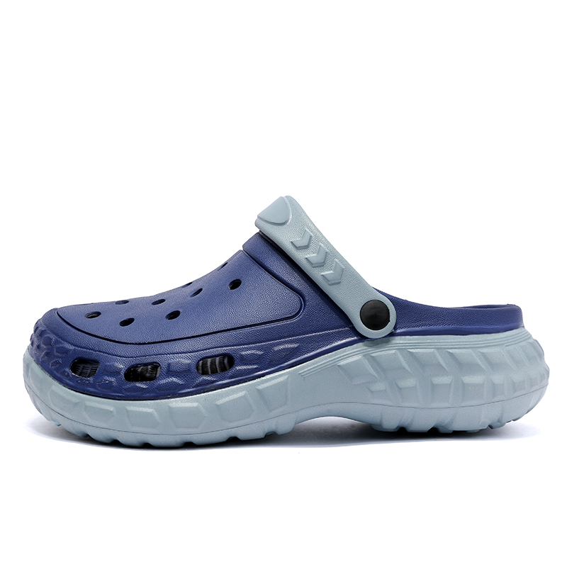 

LEXON Клоги мужские морской синий серый, цвет Sea Blue Gray