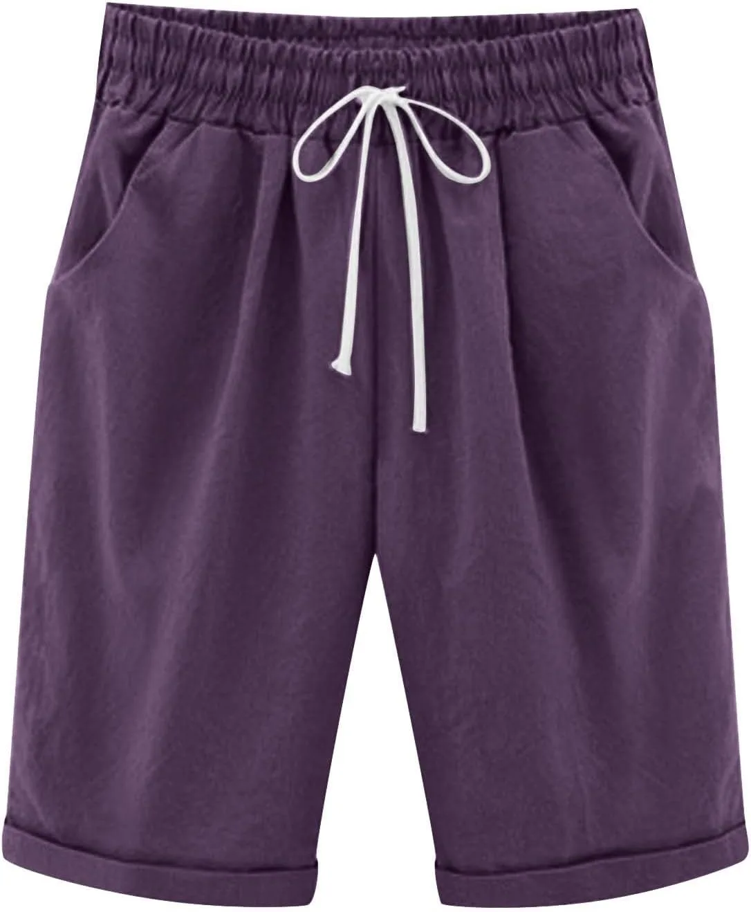 

PIFAME женские бермуды, плюс сайз, летние хлопковые шорты