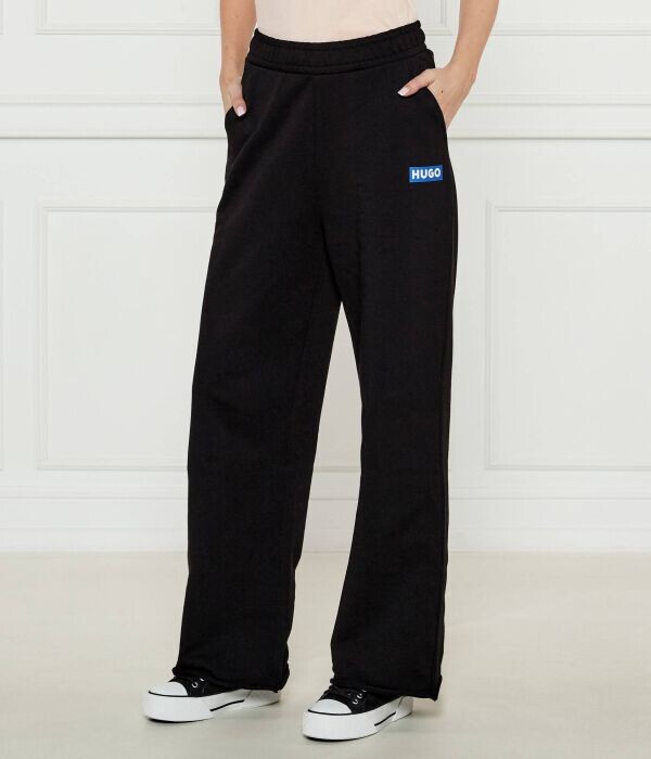 

Штаны-джоггеры спортивные Hugo Blue Relaxed Fit, черный