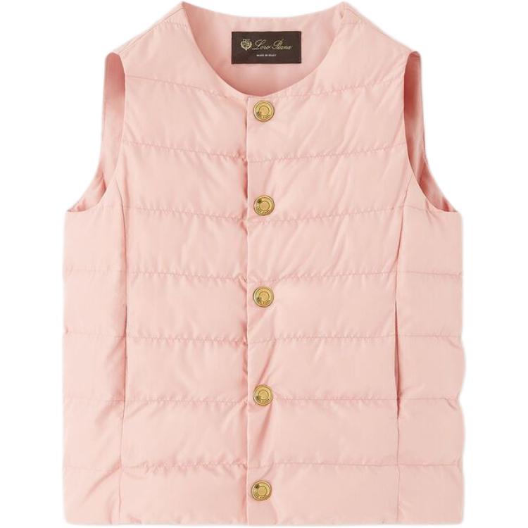 

Жилет SS26 Regular Fit Kids' Loro Piana, bubble gum розовый