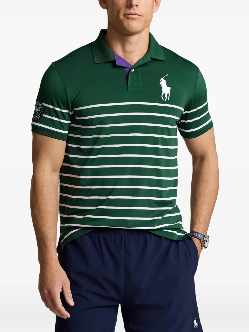 Рубашка поло Big Pony POLO RALPH LAUREN, зеленый — фото 3