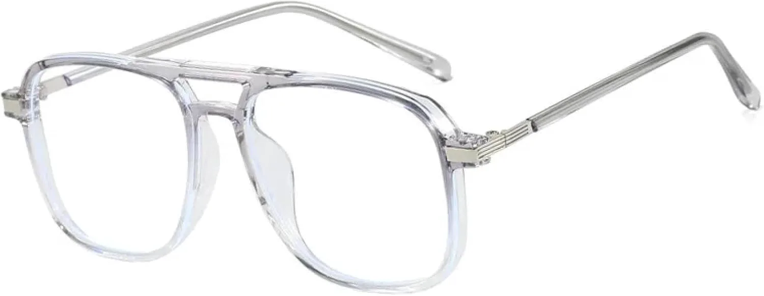 

Солнцезащитные очки с защитой от УФ-излучения UV400 | Большой размер | Для женщин и мужчин | Для занятий спортом на открытом воздухе и вождения DSVIGF, Clear Grey