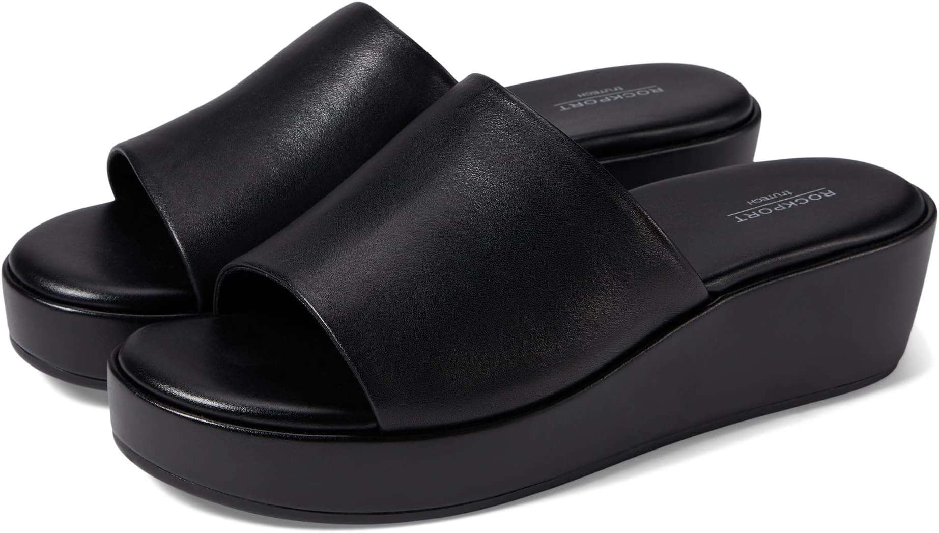 

Босоножки Aubriella Slide Rockport, черная кожа