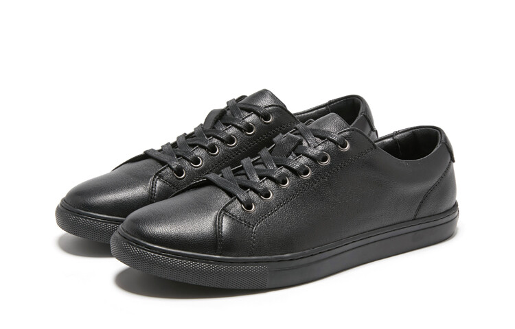 Кроссовки VICKI BROWN Jeans Stylish Skateboarding Shoes Men Low-top Black, черный — фото 3