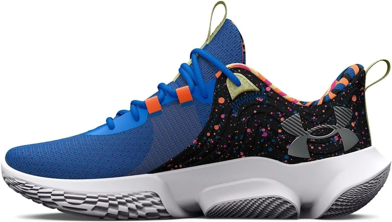 Баскетбольные кроссовки Under Armour Flow Futr X2 Le, черный/розовый — фото 2