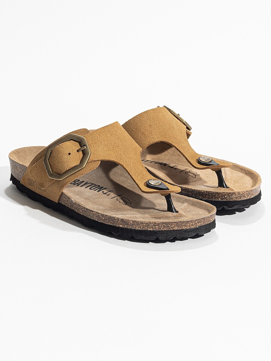 Сандалии с т-образным ремешком Bayton T-Bar Sandals Mercure, желтый — фото 2