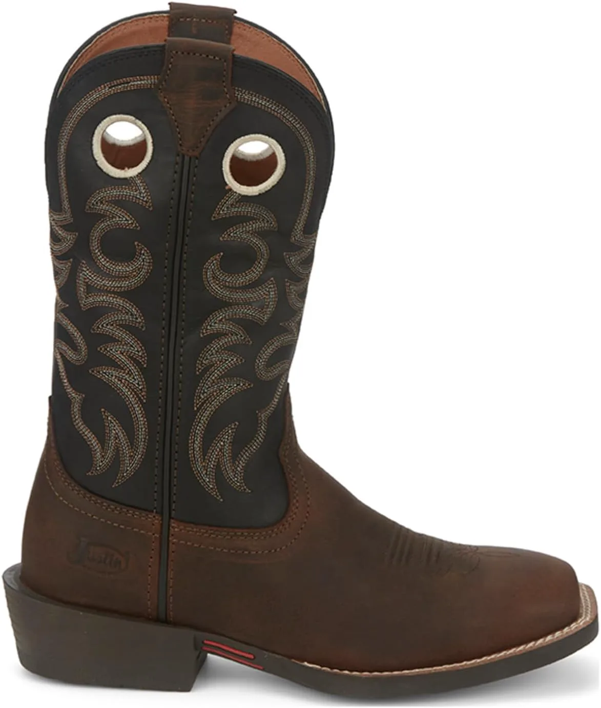 Мужские вестерн-сапоги Justin Boots Muley высотой 12 дюймов, черный — фото 4