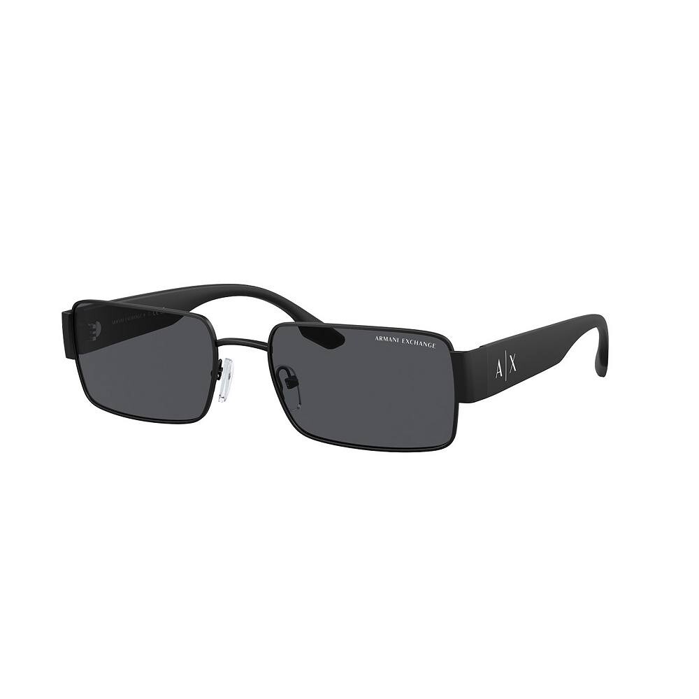 

Мужские прямоугольные солнцезащитные очки Armani Exchange AX2052S 57 мм, цвет Black Gray