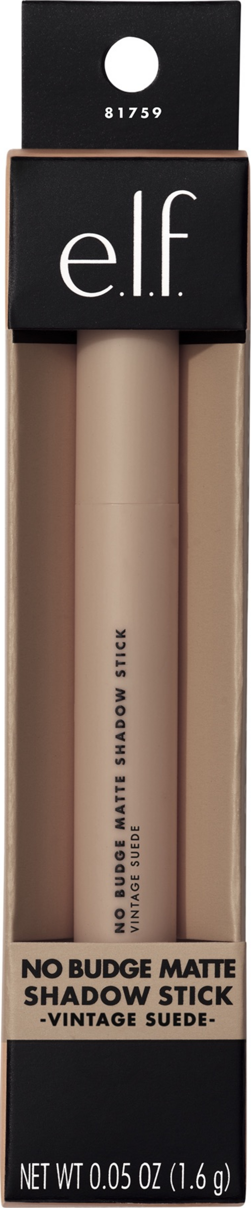 

Тени для век e.l.f. Cosmetics No Budge Matte Shadow Stick Vintage Suede