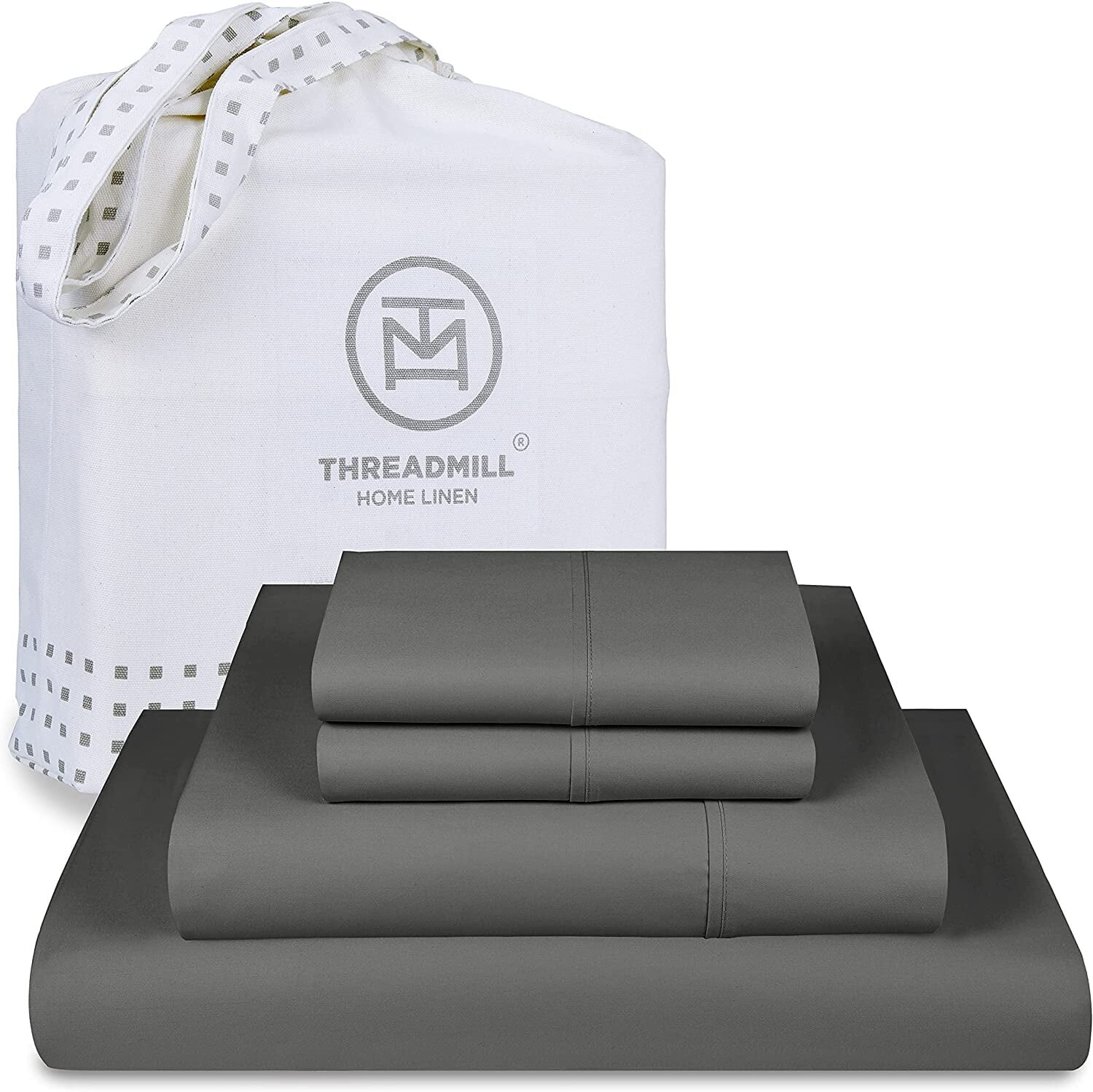 

Комплект постельного белья Threadmill, серый