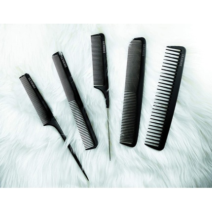 T4b Lussoni Pin Tail Comb антистатический и небьющийся карбоновый хвостовой гребень Tb Tools For Beauty — фото 2