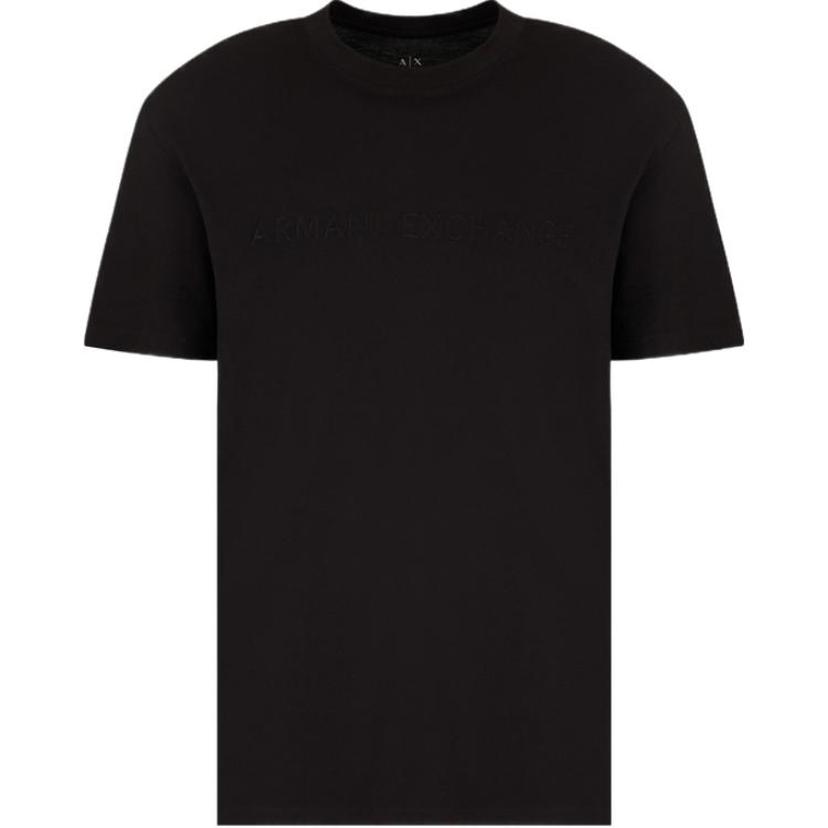 

Футболка с принтом логотипа ARMANI EXCHANGE, черный