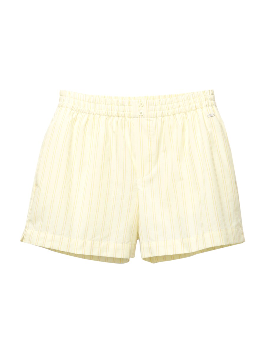 

Брюки свободного кроя Pull&Bear PACIFIC, пастельно-желтый/темно-желтый