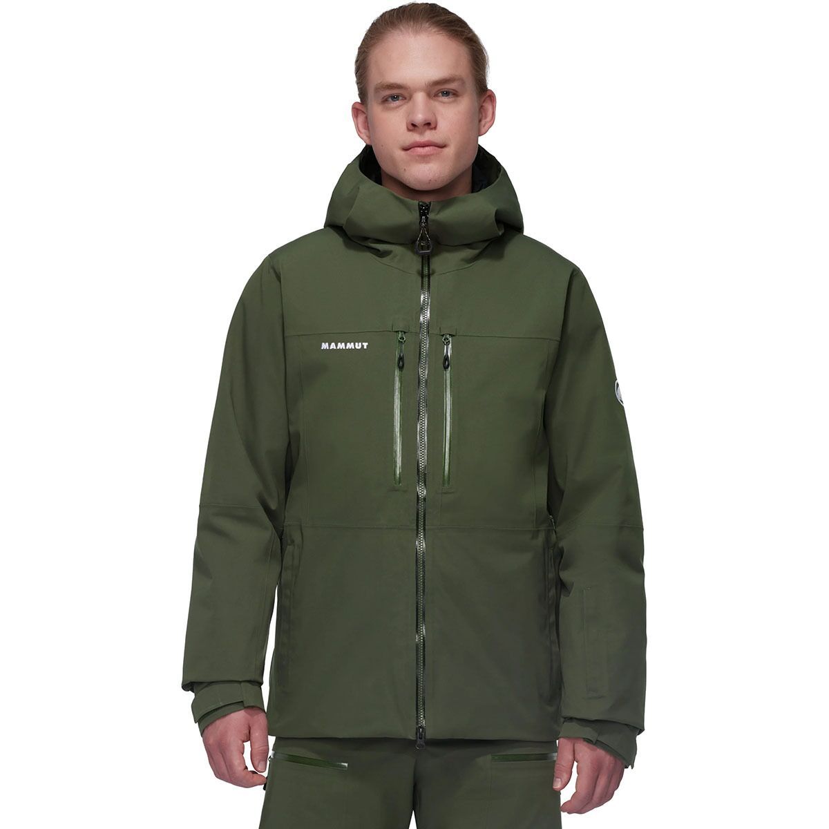 

Стоуни термо худи с капюшоном Mammut, цвет dark marsh