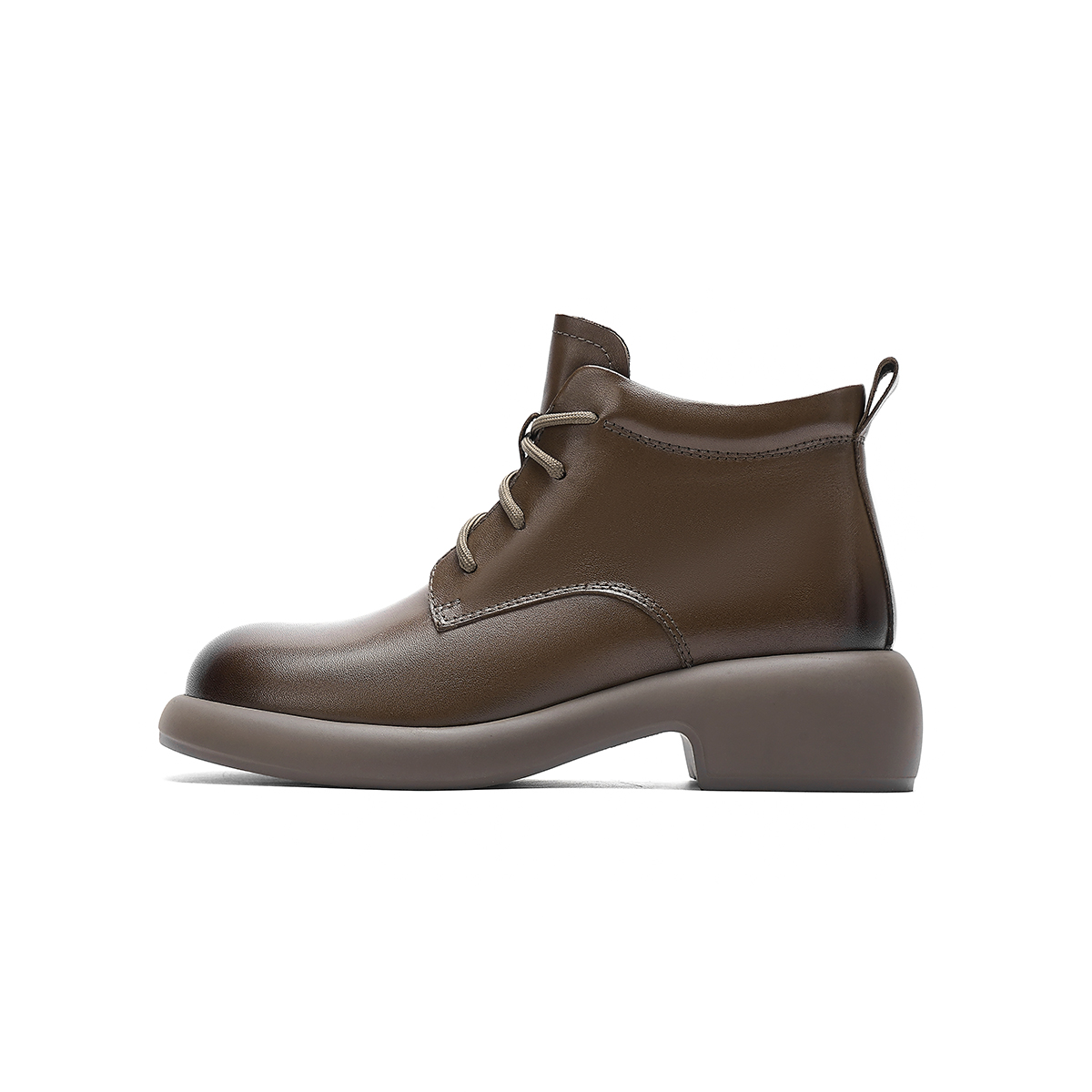 HARSON Женские ботинки на каблуке 4,5 см цвета хаки, цвет Khaki