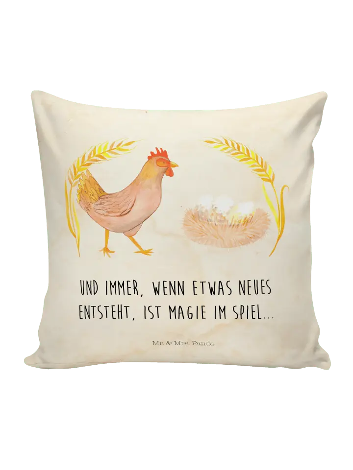 

Подушка Mr & Mrs Panda 40x40 Huhn Stolz, цвет vintage