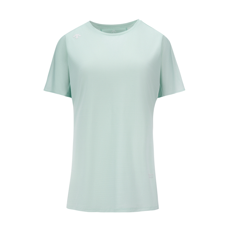 

Женская беговая футболка Descente, светло-голубой