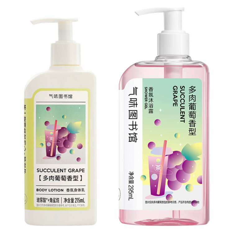 

Набор для увлажняющего ухода с ароматом ароматизированный лосьон для тела 215мл+гель для душа 295мл SCENT LIBRARY