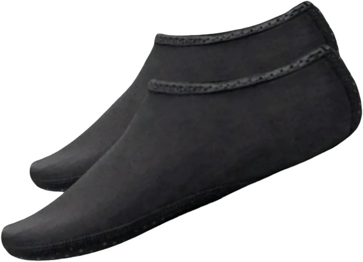 

Пляжные водные кроссовки для плавания и дайвинга, противоскользящие, унисекс, носки для воды, сандалии, плоская обувь, кроссовки-носочки Uebherv, черный