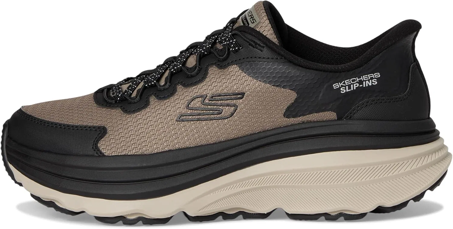 Мужские кроссовки Skechers Zirrus Hands Free без шнурков, Taupe Black — фото 4
