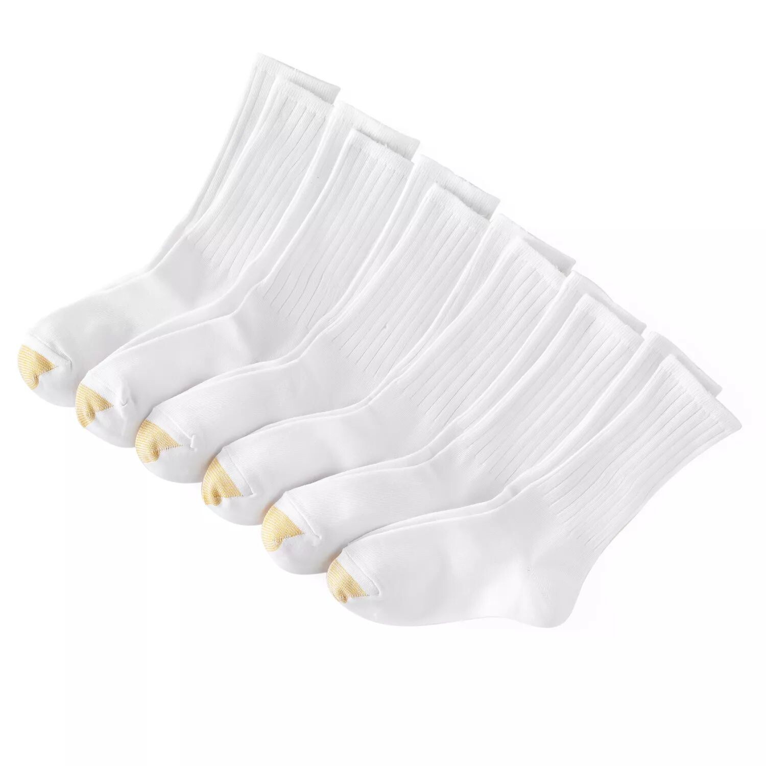 

GOLDTOE 6 шт. Носки в рубчик GOLDTOE, белый
