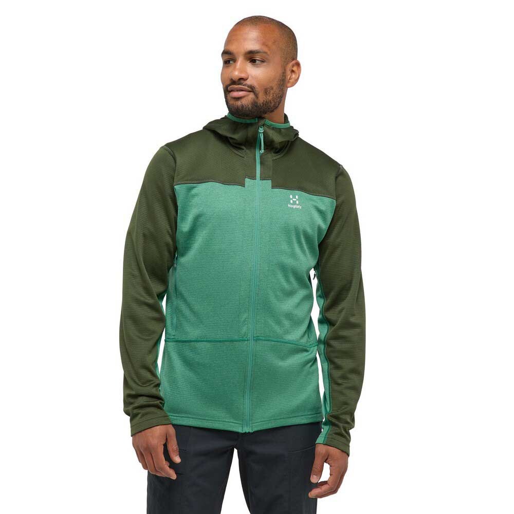 

Спортивная толстовка Haglöfs ROC Flash Mid full zip, зеленый