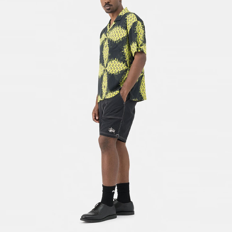 

Повседневные шорты мужские черные Stussy, черный