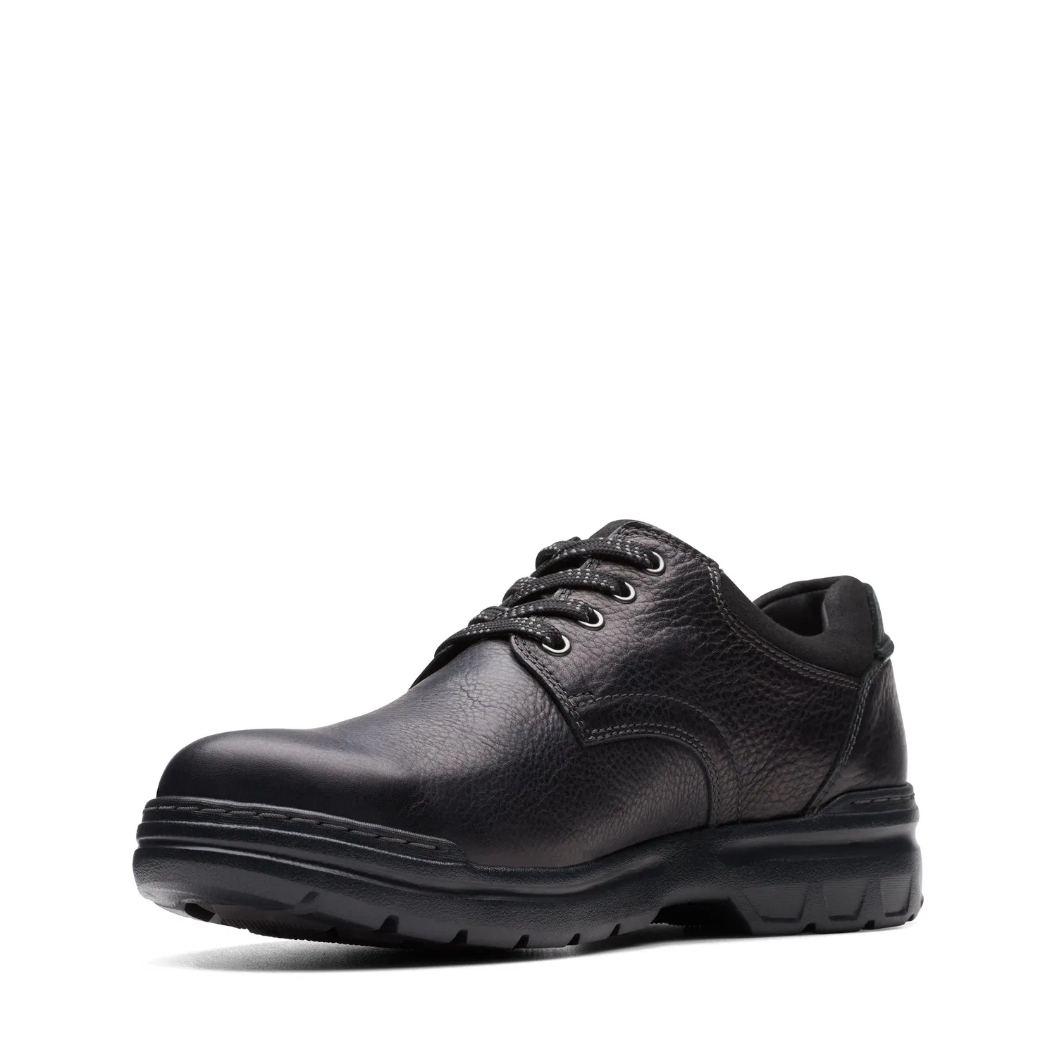Дерби мужские кожаные с мембраной GORE-TEX Clarks, черный — фото 4
