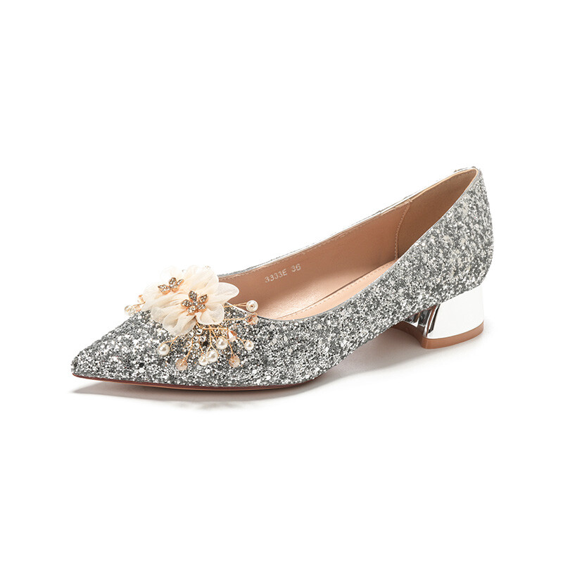 Туфли женские повседневные Women's Casual Shoes Women's Hkcp, серебряный