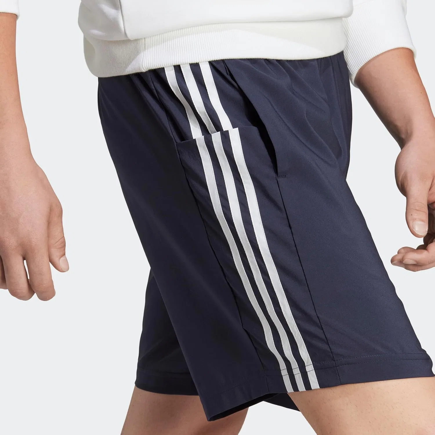 Шорты мужские с технологией AEROREADY, adidas, цвет Ink/White — фото 3