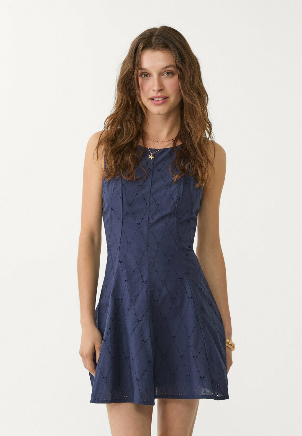 

Повседневное платье Stradivarius, темно-синий