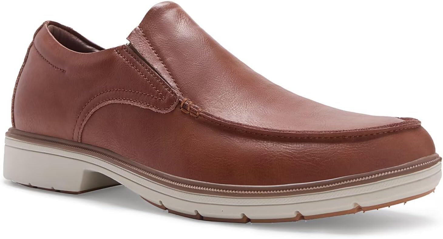 

Ортопедические кожаные туфли для мужчин: удобная поддержка свода стопы, формальные туфли Oxfords для смокинга при подошвенном фасците, повседневные классические современные лоферы с крылышками для снятия боли в ногах и пятках Orthocomfoot, корич...