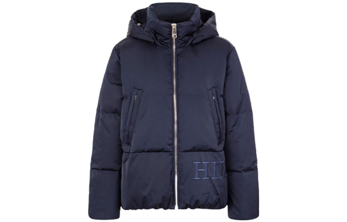 

Tommy Hilfiger Пуховик Women's Navy Blue с капюшоном Moderate Others