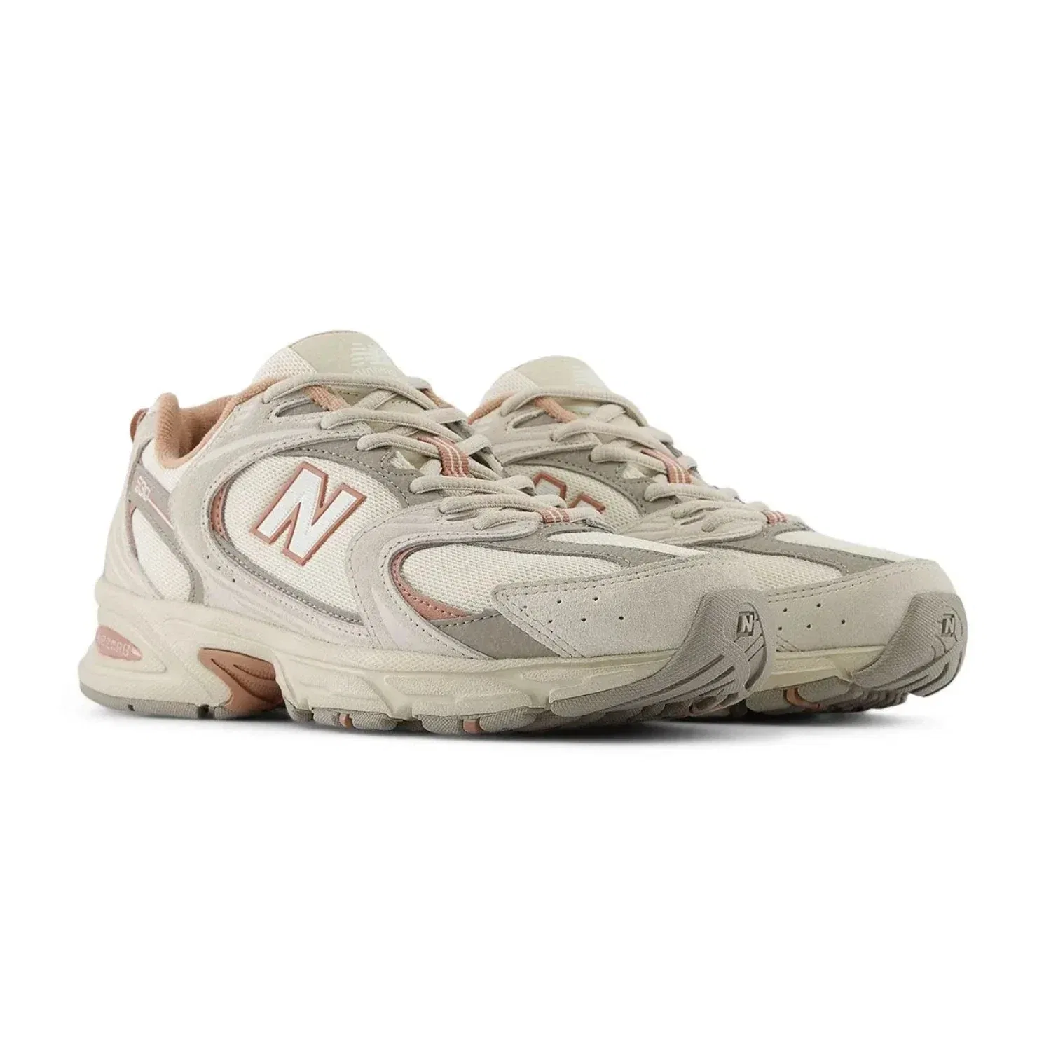 Кроссовки New Balance 530 U530SMA для мужчин, модель Timberwolf, спортивные беговые кроссовки LIQ326, белый — фото 3