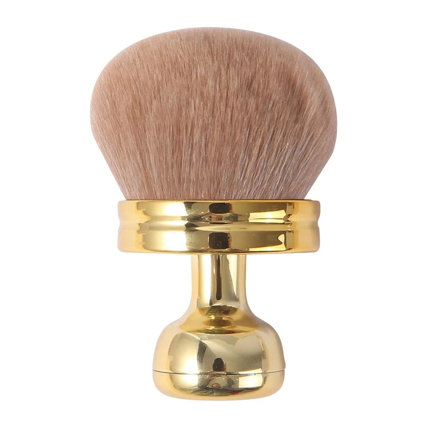 Кисть для автозагара и макияжа с широкой головкой Gitekain, Gold