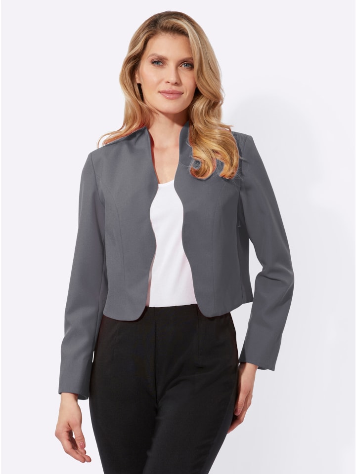 

Блейзер Sieh an!, серый